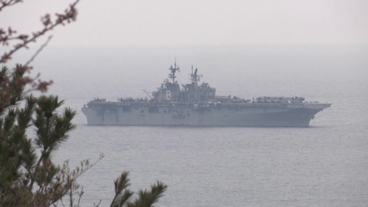 Tàu đổ bộ Mỹ tới Hàn Quốc tham gia tập trận quy mô lớn